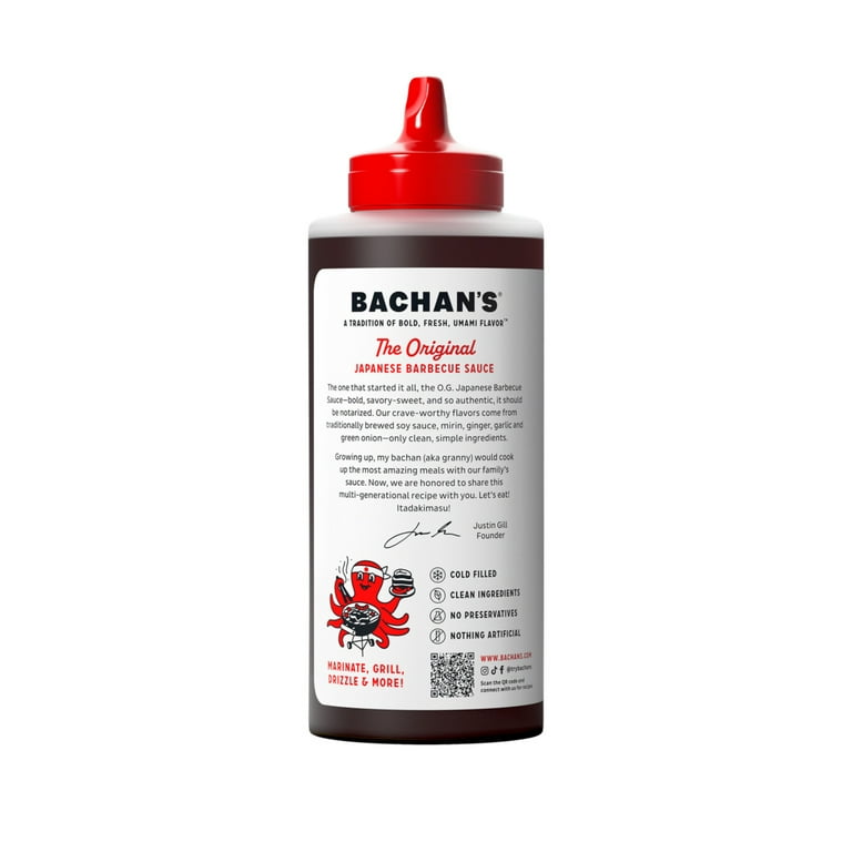 BACHAN'S THE ORIGINAL JAPANESE BARBECUE SAUCE SlobsRus BBQ