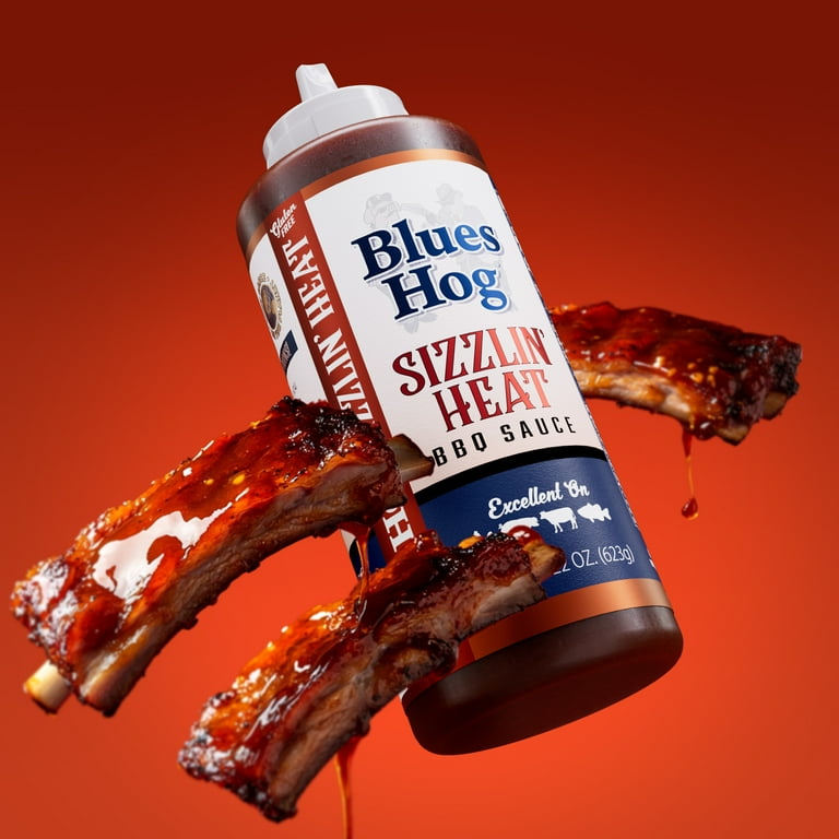 Blues Hog Sizzlin' Heat BBQ Sauce, 22oz SlobsRus BBQ