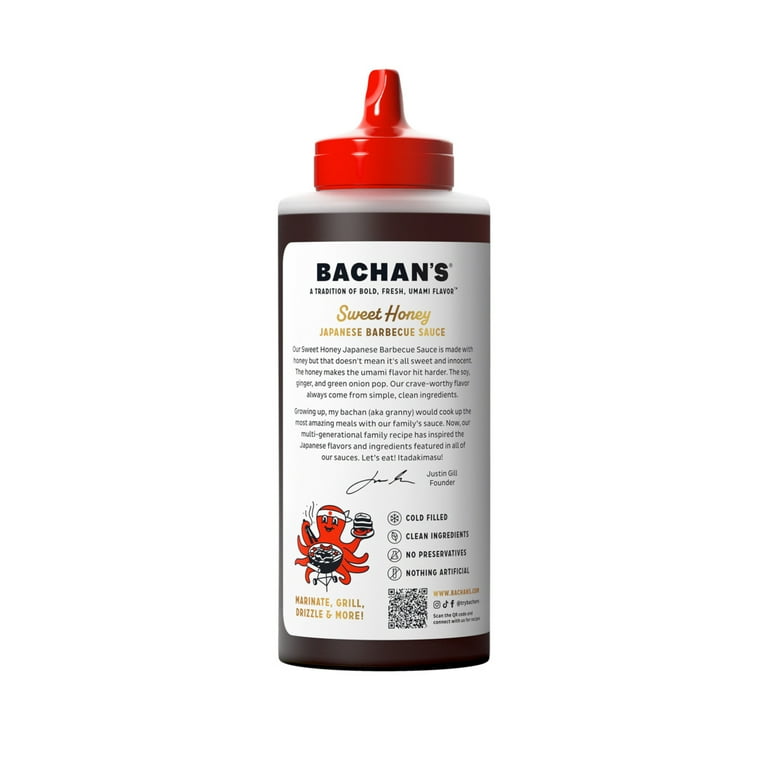 Bachan's Sweet Honey Japanese Barbecue Sauce SlobsRus BBQ