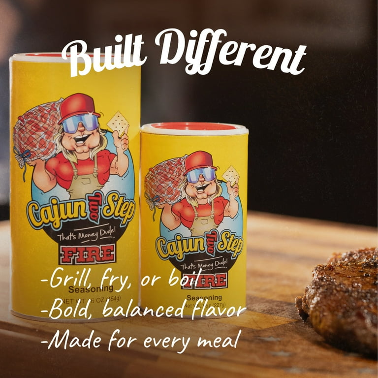 Cajun Two Step Seasoning FIRE | Thats Money Dude, 8oz SlobsRus BBQ