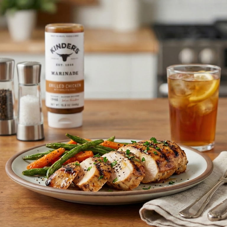 Kinder's Grilled Chicken Marinade, 15.8 oz