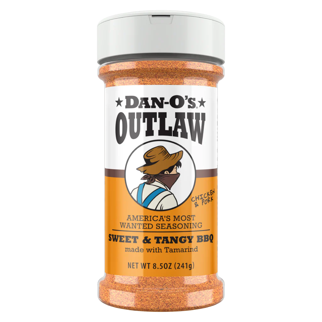 Dan-O's Outlaw Sweet & Tangy BBQ Seasoning, 8.5oz SlobsRus BBQ
