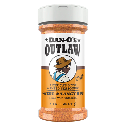 Dan-O's Outlaw Sweet & Tangy BBQ Seasoning, 8.5oz SlobsRus BBQ