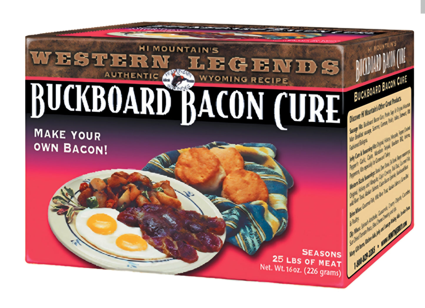 Hi Mountain Bacon Cure Buckboard Bacon 485g High mountain