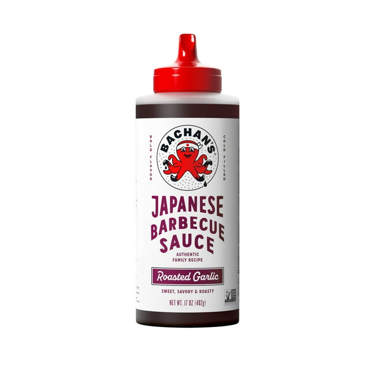 Bachan's Roasted Garlic Japanese Barbecue Sauce, 17oz SlobsRus BBQ