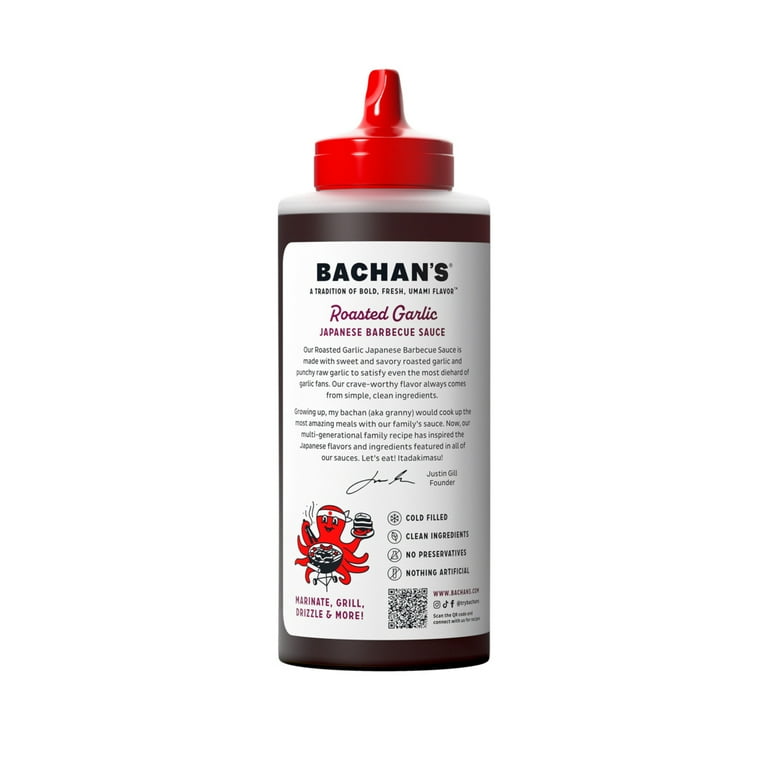 Bachan's Roasted Garlic Japanese Barbecue Sauce, 17oz SlobsRus BBQ