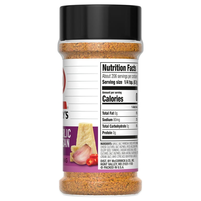 Lawry's Hot Garlic Parmesan Seasoning, 5oz SlobsRus BBQ