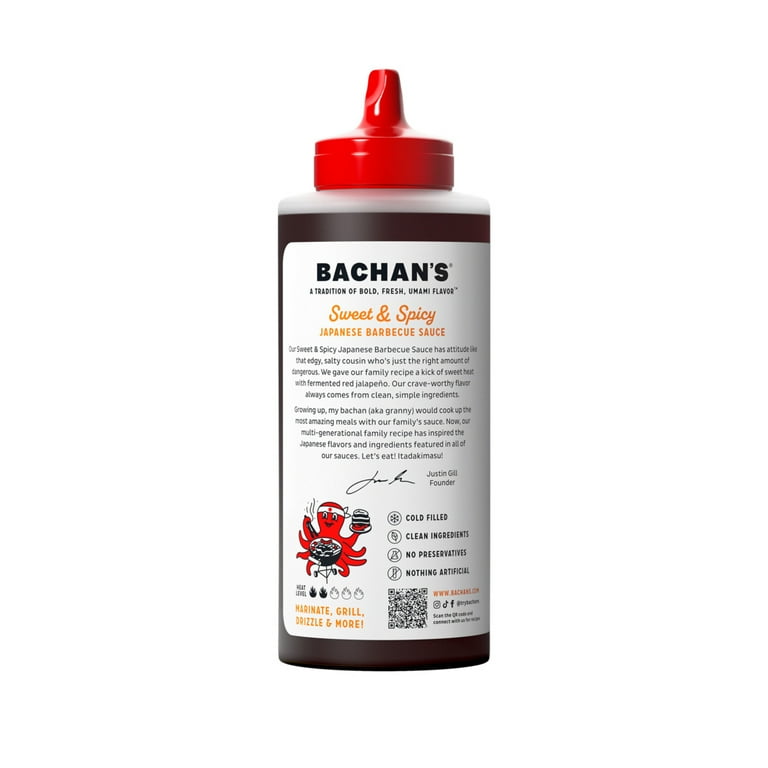 BACHAN'S Sweet and Spicy Japanese BBQ Sauce SlobsRus BBQ