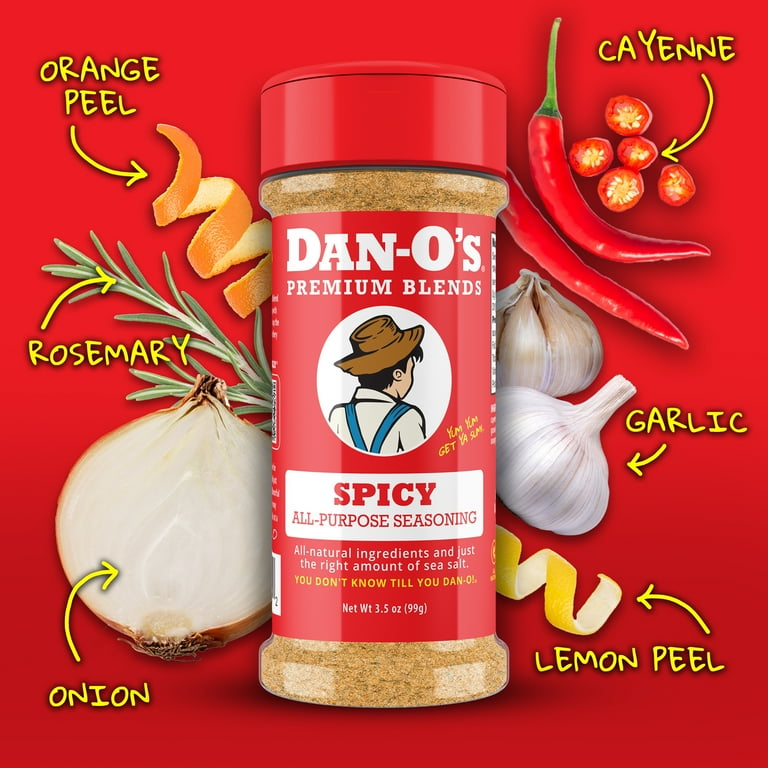 Dan-O's Spicy Seasoning, 3.5oz SlobsRus BBQ
