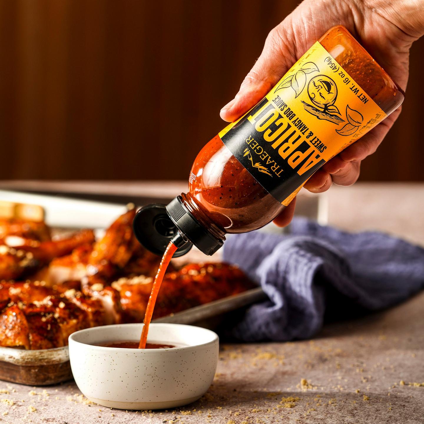 Traeger Apricot BBQ Sauce SlobsRus BBQ