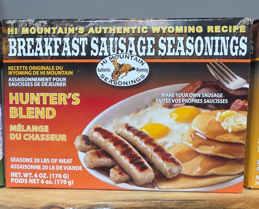 Hi Mountain Breakfast sausage Kit Hunters Blend Breakfast Sausage