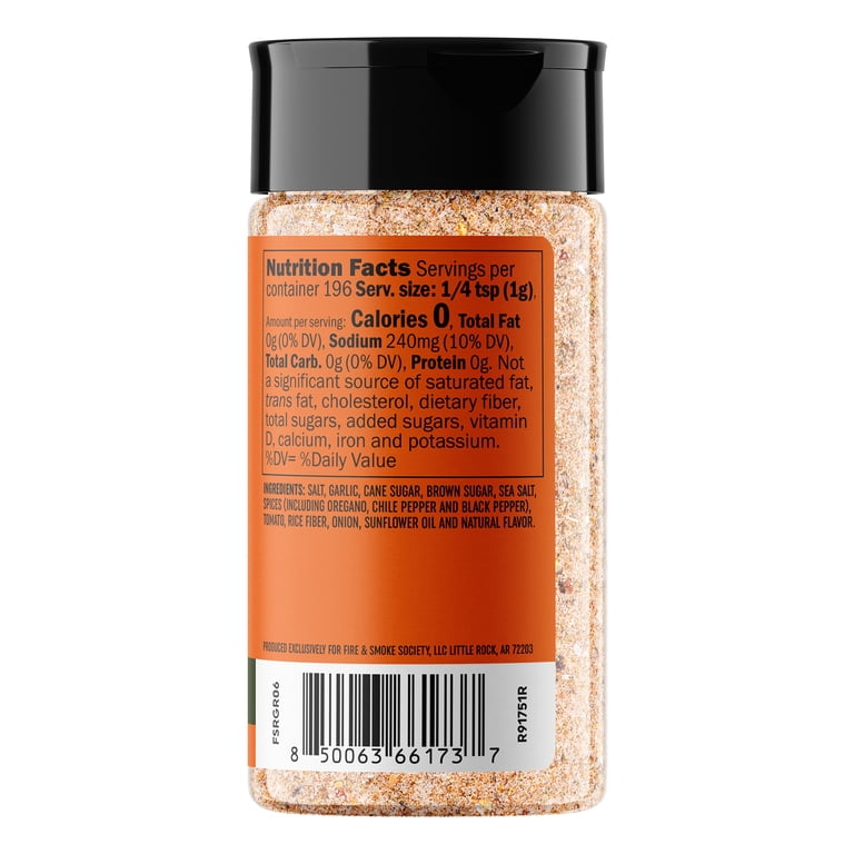Fire & Smoke Society Roasted Garlic Seasoning, 6.9 oz