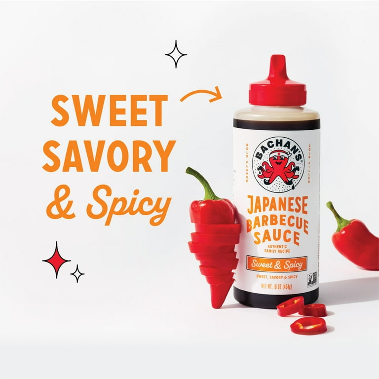 BACHAN'S Sweet and Spicy Japanese BBQ Sauce SlobsRus BBQ