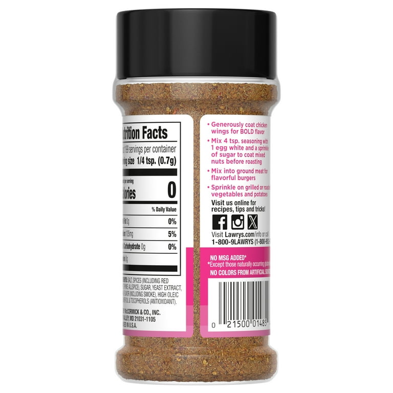 Lawry's Jerk Seasoning, 4oz SlobsRus BBQ