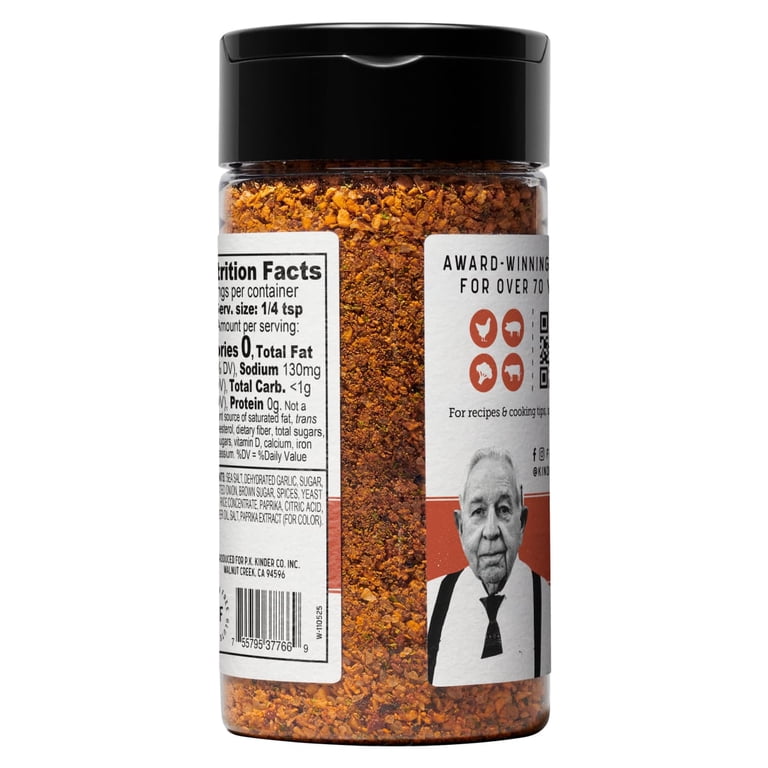 Kinder's Spicy Garlic Crunch Seasoning, 6.6 oz