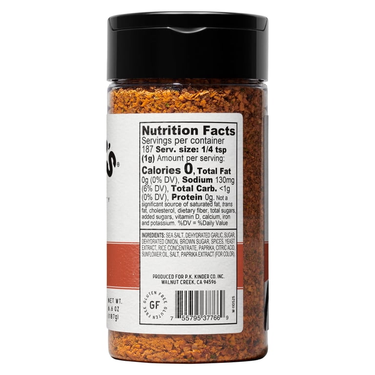 Kinder's Spicy Garlic Crunch Seasoning, 6.6 oz