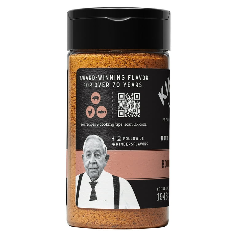 Kinder's Bourbon Peach Rub, 5.8 oz SlobsRus BBQ