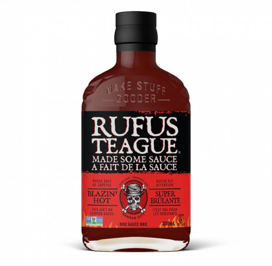 Blazin Hot BBQ Sauce by Rufus Teague