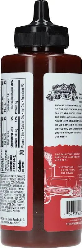 Sticky Fingers Smokehouse Classic Original Barbecue Sauc, 16.4 oz
