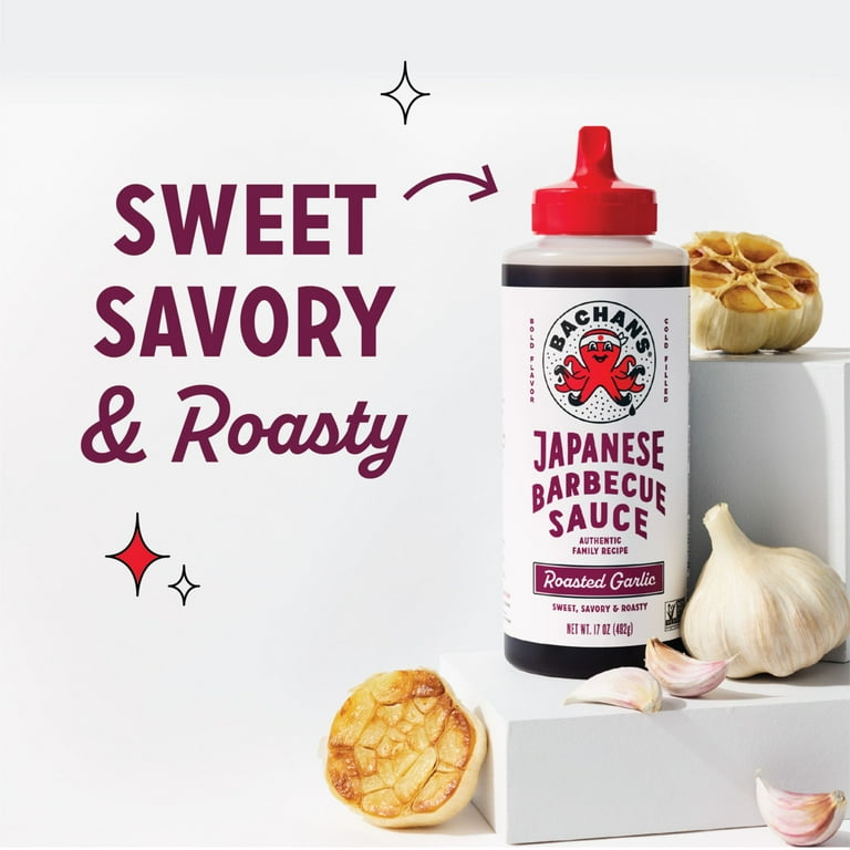 Bachan's Roasted Garlic Japanese Barbecue Sauce, 17oz SlobsRus BBQ