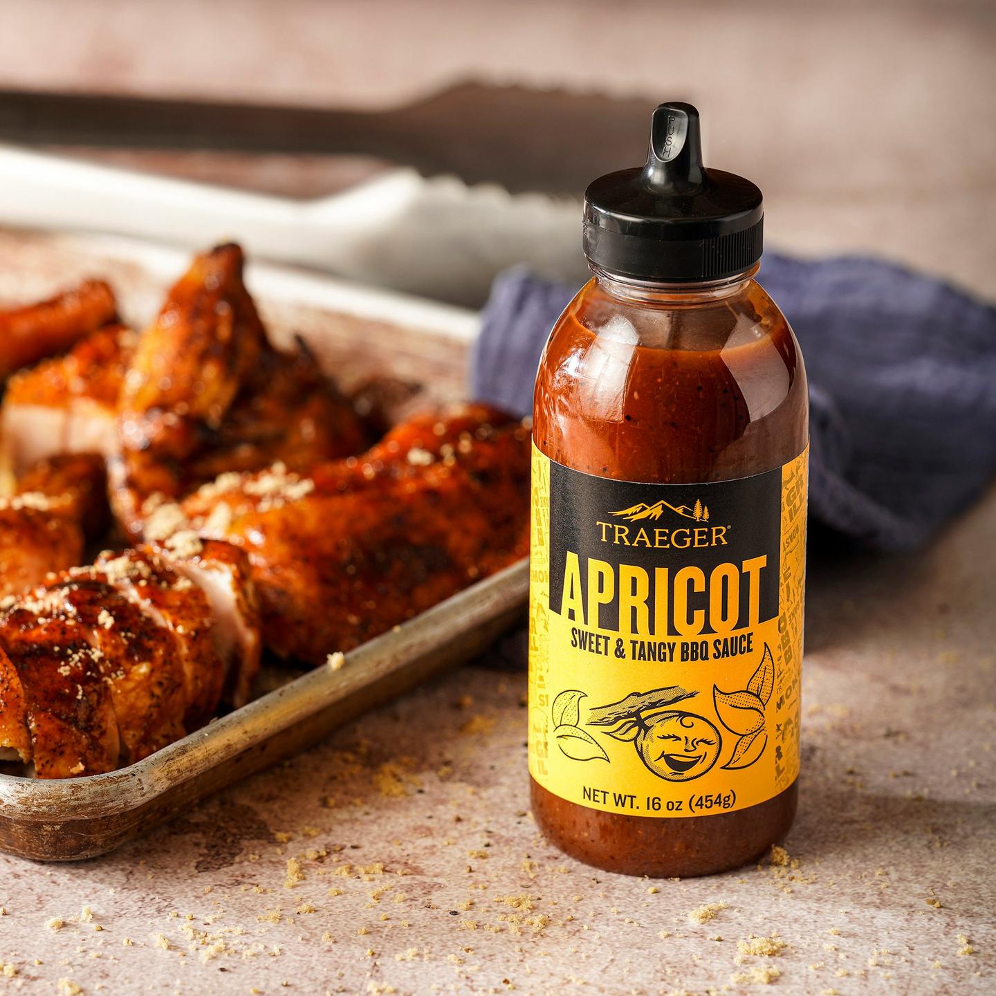 Traeger Apricot BBQ Sauce SlobsRus BBQ
