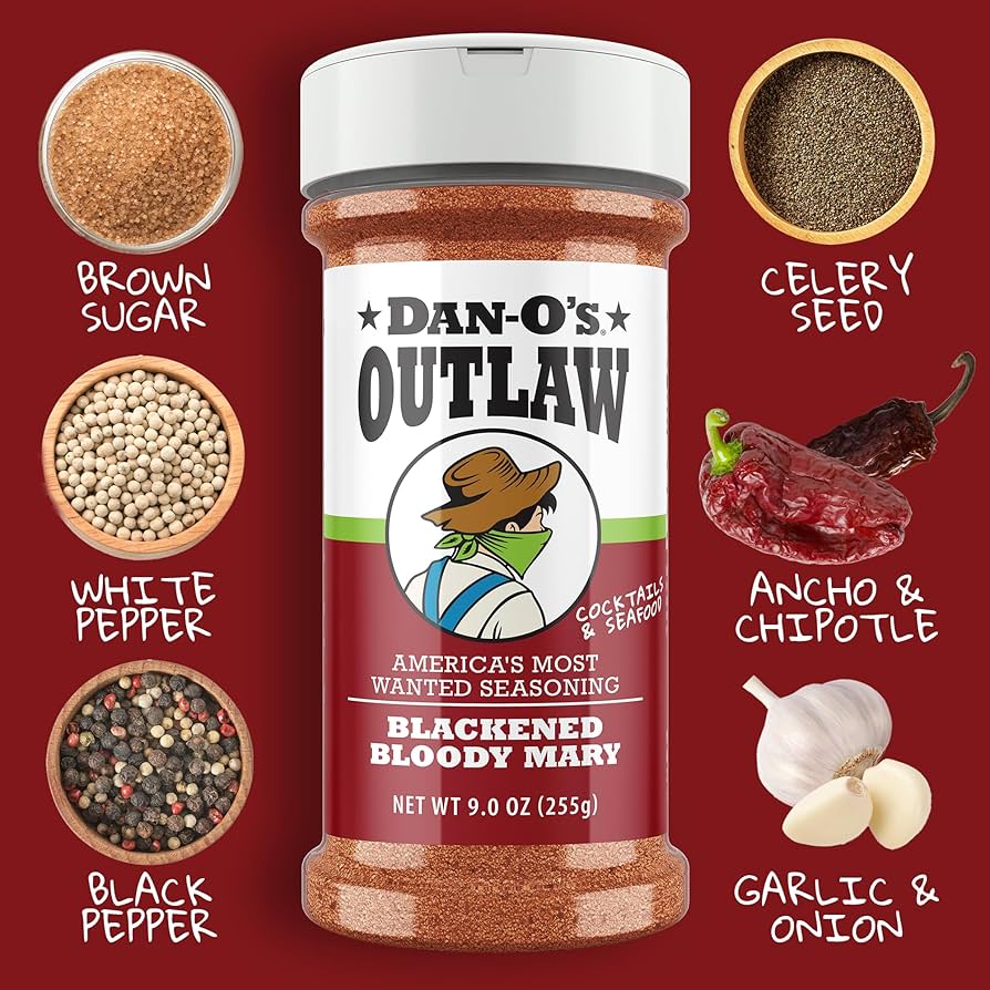 Dan-O’s Outlaw Blackened Bloody Mary, 9oz SlobsRus BBQ