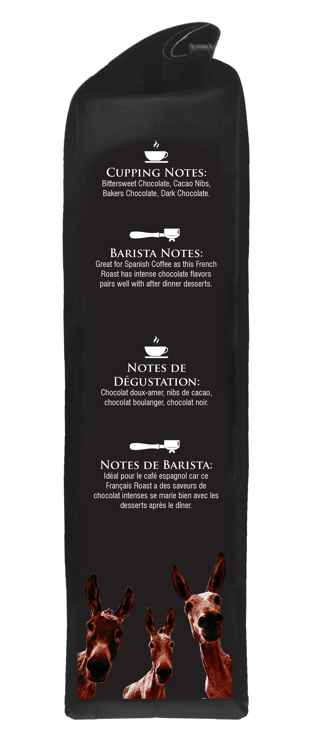 Dark Temple - Whole Bean, Dark French Roast, Certified Organic OCIA/ Fairtrade Coffee 1lb/ 454g