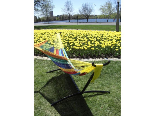 XL Thick Cord Mayan Hammock with Universal Stand Hammock Universe Canada