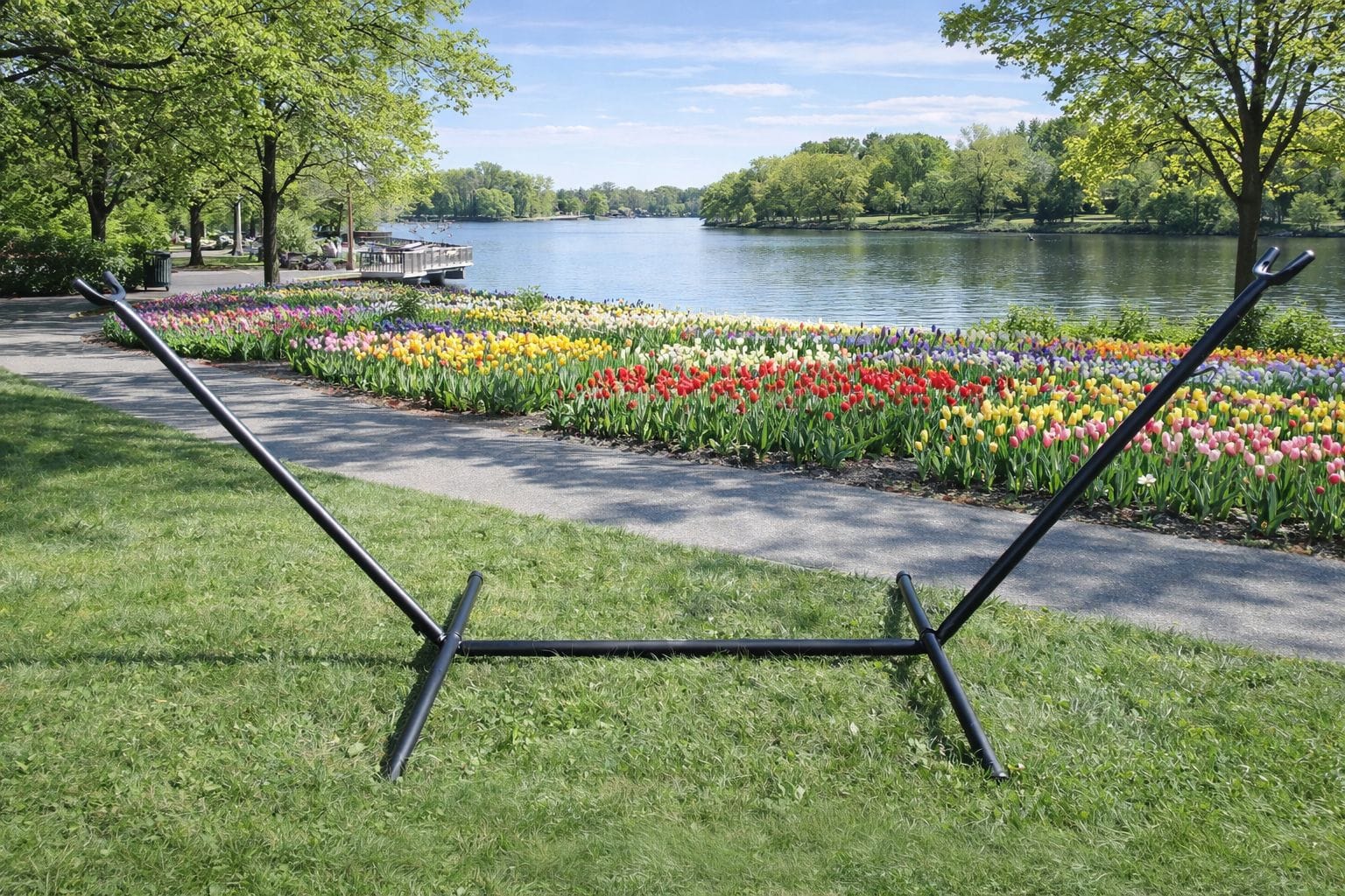 Universal Hammock Stand for Non Spreader Bar Hammocks Hammock Universe Canada