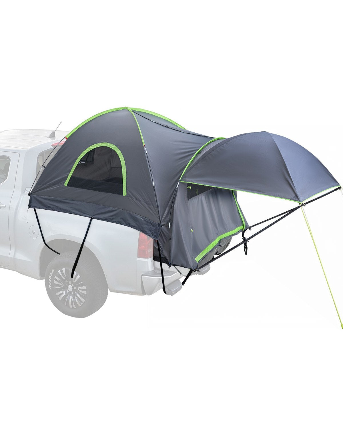 VEVOR Truck Tent 8.0-8.2ft Waterproof PU2000 Truck Bed Camping Tent 2-3 Person totalfindz