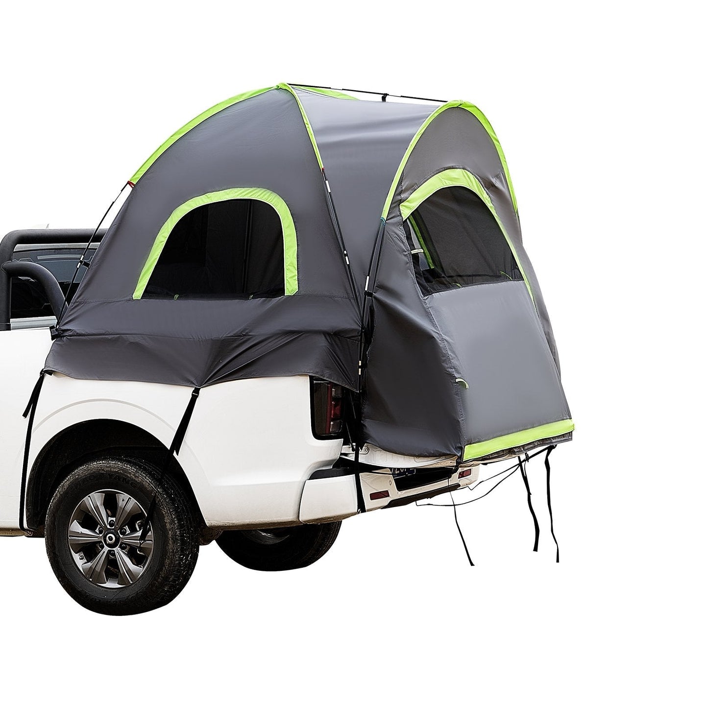 VEVOR Truck Tent 6.4-6.7ft Waterproof PU2000 Truck Bed Camping Tent 2-3 Person