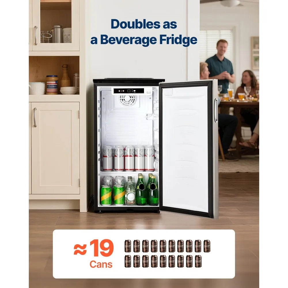VEVOR Beer Kegerator – Single Tap Commercial Draft Beer Dispenser, 92L Capacity