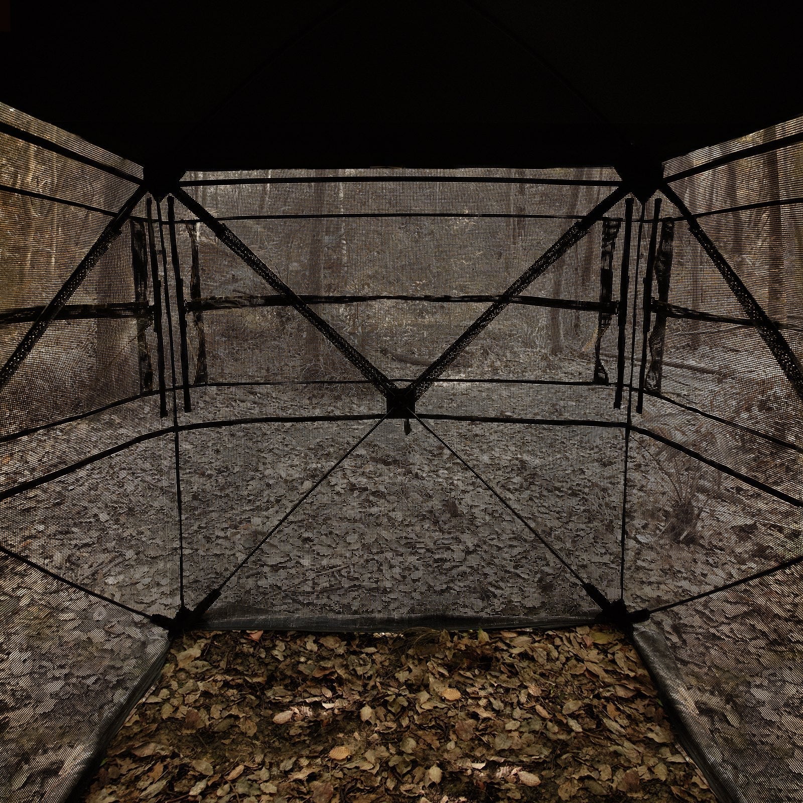 VEVOR Hunting Blind 270° See Through Ground Blind One-Way Mesh for 2-3 Person totalfindz