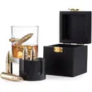 Bullet Whiskey Stones black box set cylinder